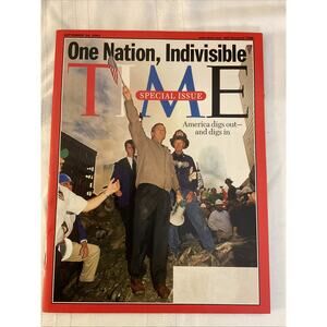 Time Magazine Special Issue One Nation Indivisible September 24 2001 Bush